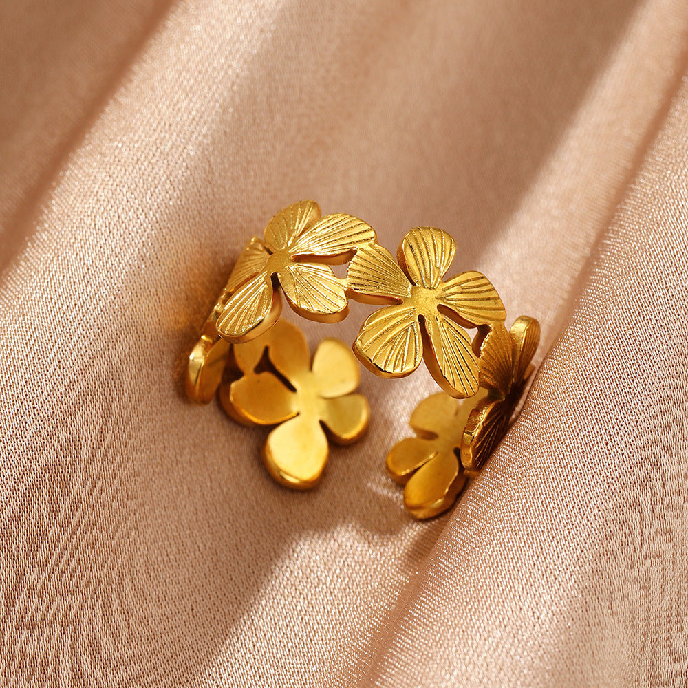 Female Personality Curved Niche Normcore Bag Geometric Ring