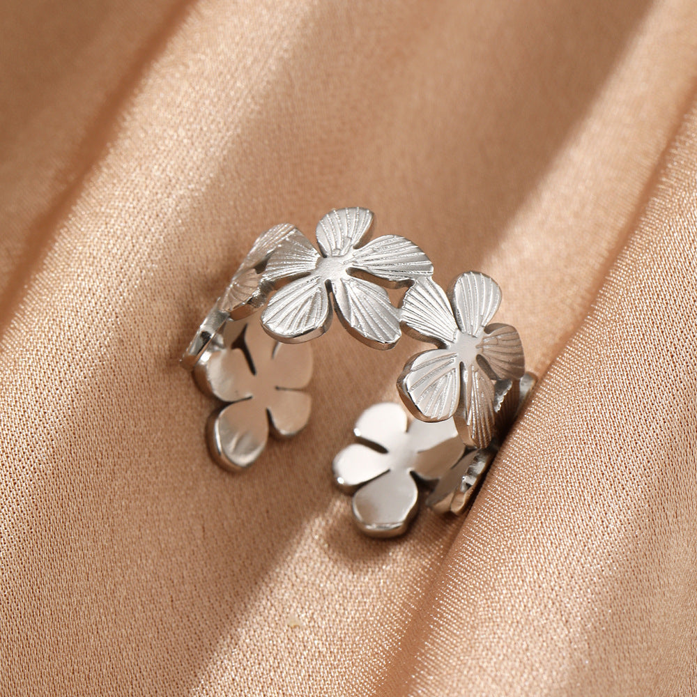 Female Personality Curved Niche Normcore Bag Geometric Ring