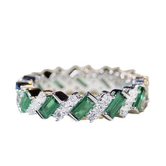 Women's Geometric Zircon Ring Fashion