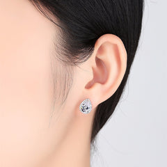 Zhenrong European And American Fashion Wild Classic Drop Pear Shaped Heart And Arrow Earrings Earrings Women