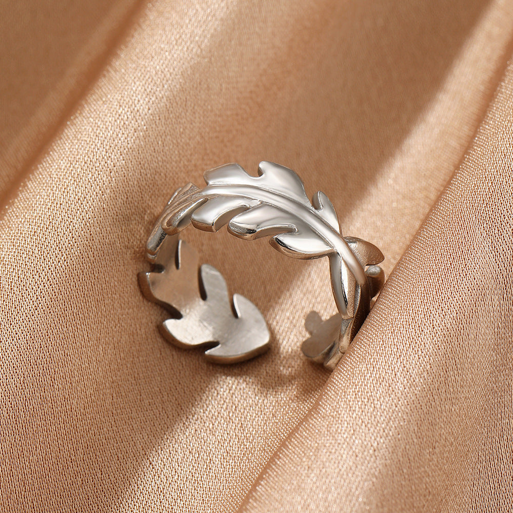 Female Personality Curved Niche Normcore Bag Geometric Ring