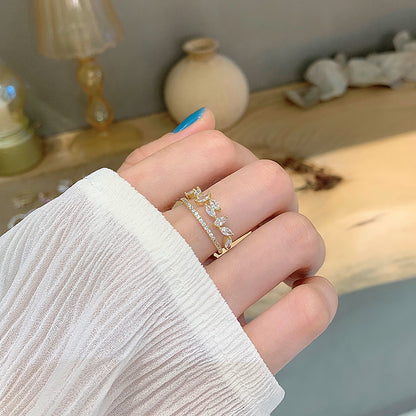 Women's Fashion Personalized Opening Adjustable Ring