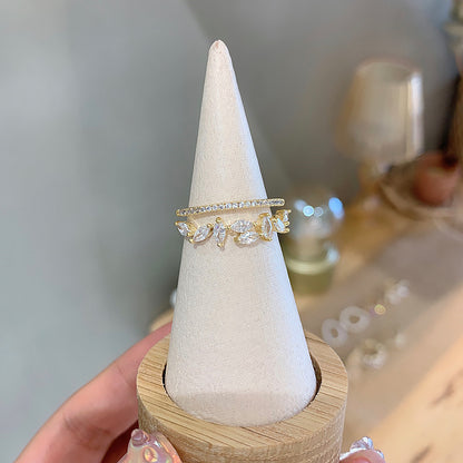 Women's Fashion Personalized Opening Adjustable Ring