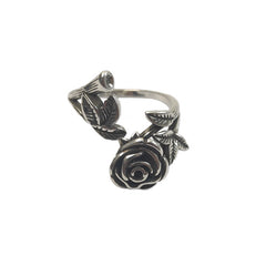 Rose Ring Female Opening Ins Special-interest Design Advanced