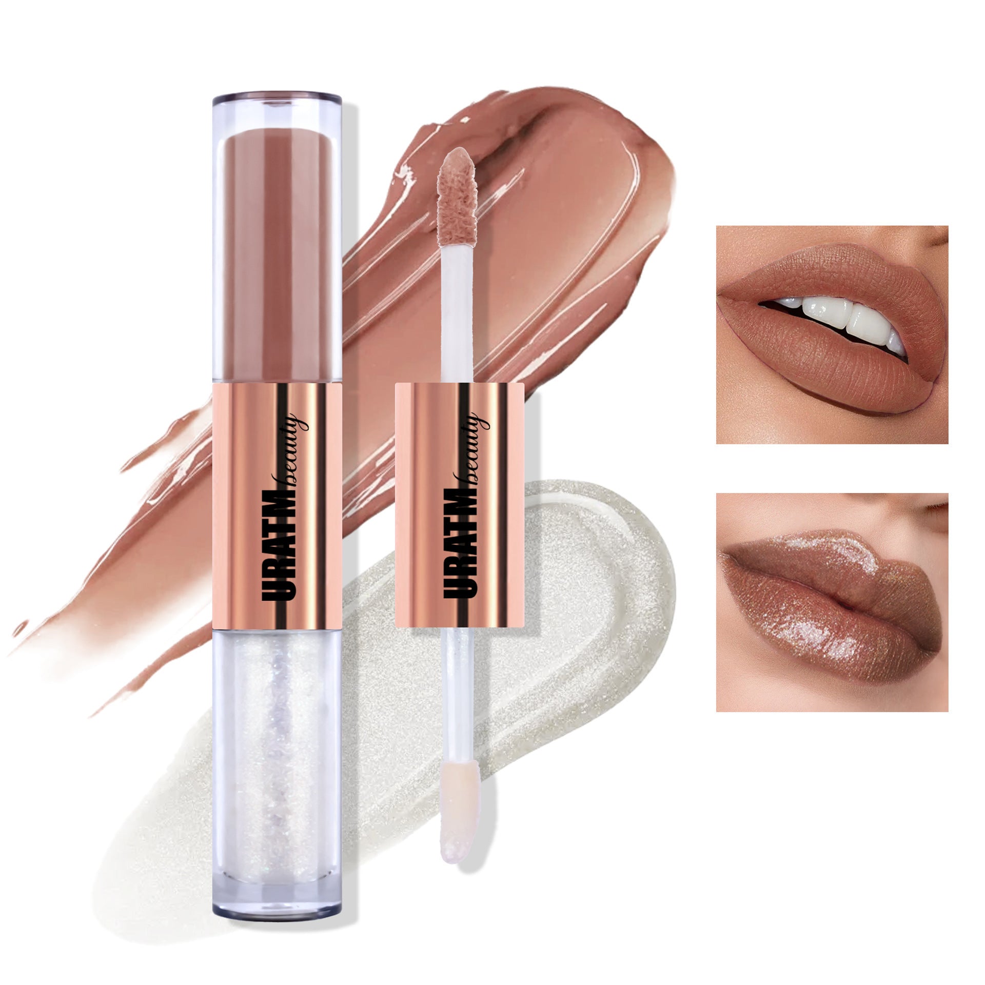 Matte No Stain On Cup Long Lasting And Does Not Fade Double-headed Lip Lacquer