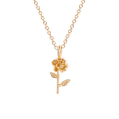 Fashion Alloy Flower Necklace For Minority Women