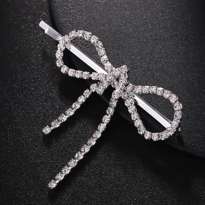 Bow Barrettes Side Bangs Cropped Hair Clip Barrettes
