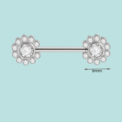 Stainless Steel Pin Adhesive Nail Butterfly Colorful Crystals