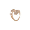 Fashion Alloy Round Diamond Ring For Women