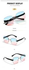 Diamond Cut Edge High-end Sunglasses For Women