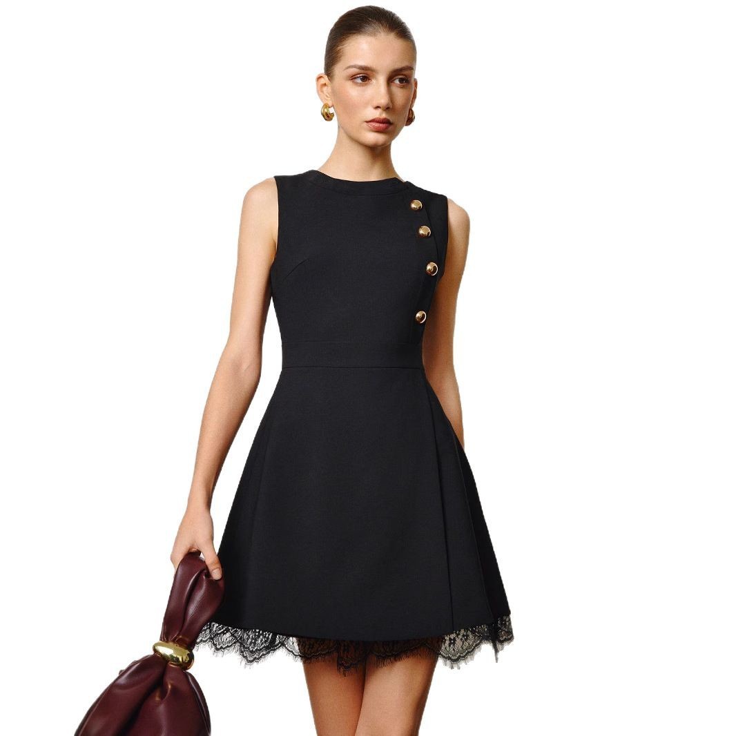 Sleeveless Casual Fashion Simple Dress Women