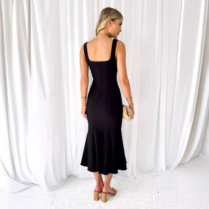 Beautiful Fishtail Dress Women's Long Slim Fit Skinny