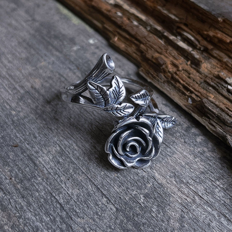 Rose Ring Female Opening Ins Special-interest Design Advanced