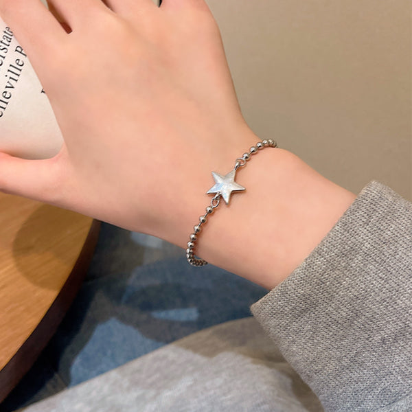 Bracelet Female Kuchao Hip Hop Cold Five-pointed Star