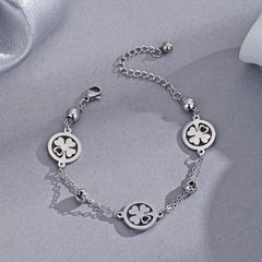 Four-Leaf Clover Bracelet Female Fashion Special-interest