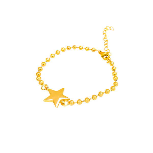 Bracelet Female Kuchao Hip Hop Cold Five-pointed Star