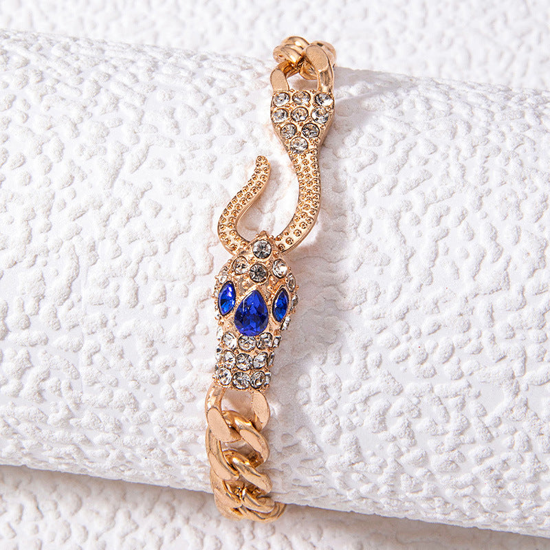 Ins Cool Style Fashion Personality Snake Head Bracelet