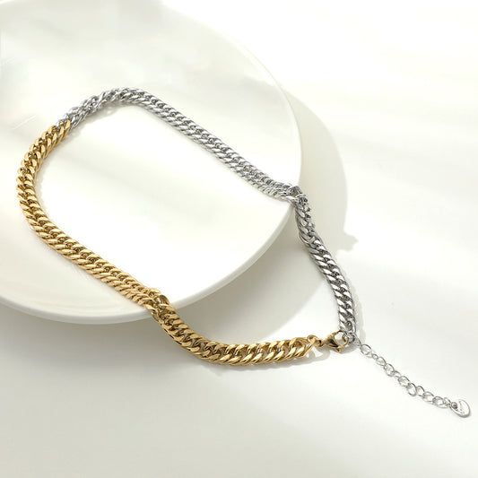 Punk Stainless Steel Clavicle Chain