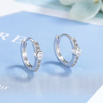 Opal Earrings Simple Bracelet Niche Design