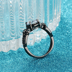 Fashion Personality Fashion Black Gold Ring