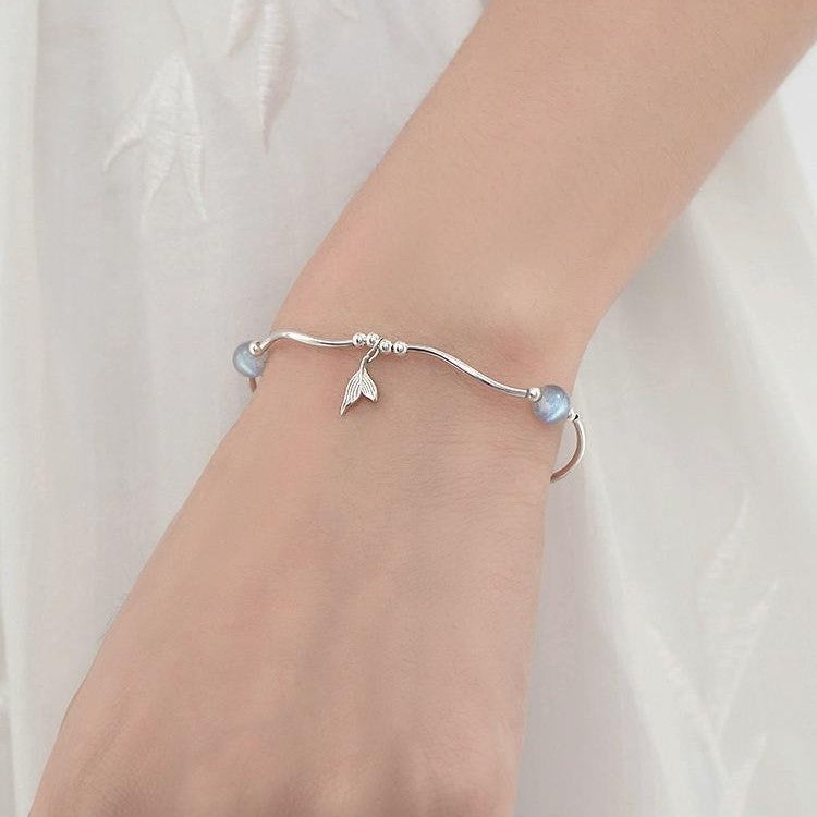Pearl Fishtail Bracelet Light Luxury Female Summer Sweet