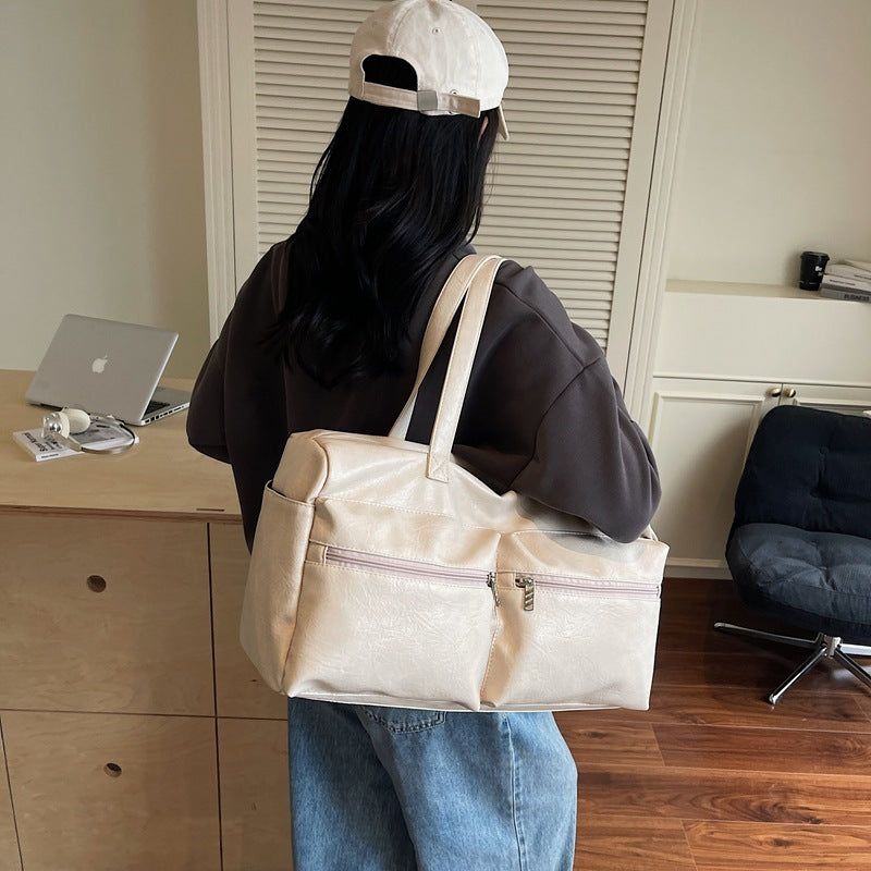 Travel Korean Style Casual Fashion All-matching Multi-pocket Shoulder Bag