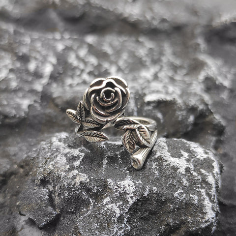 Rose Ring Female Opening Ins Special-interest Design Advanced