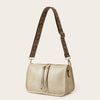 Women's Bohemian Wide Shoulder Strap Crossbody Retro Solid Color Tote