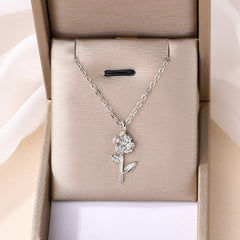 Fashion Alloy Flower Necklace For Minority Women