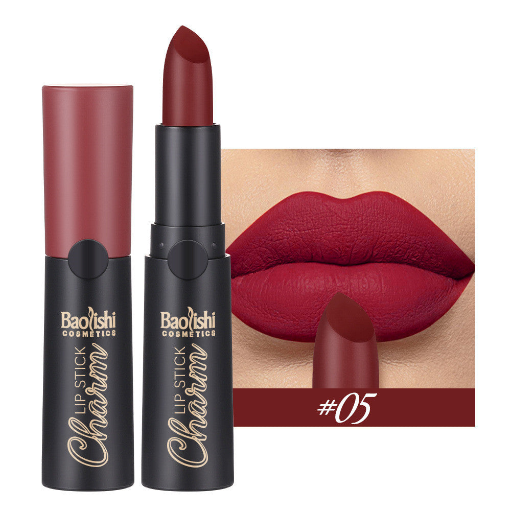 Matte Lipstick Matte Surface Easy To Color Long-lasting Moisturizing