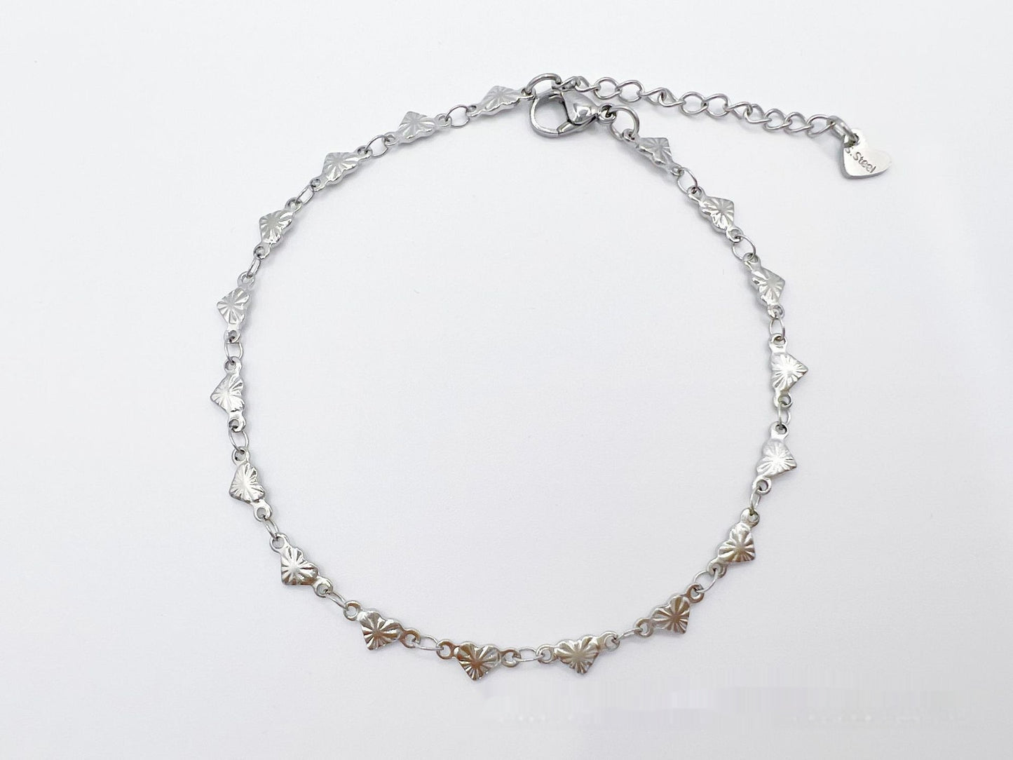 European And American Style Fashion Special-interest Stainless Steel Anklets Love Anklet Multi-style Ins