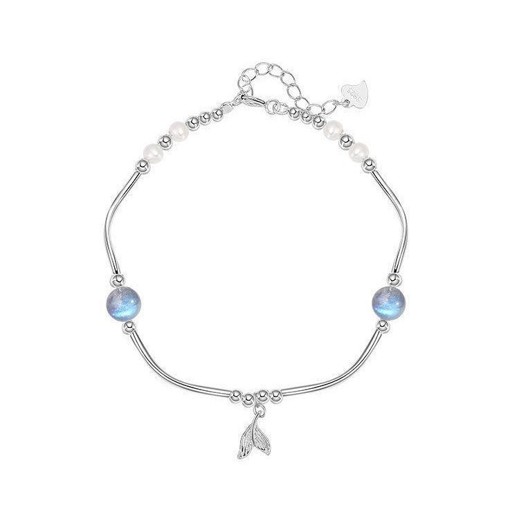 Pearl Fishtail Bracelet Light Luxury Female Summer Sweet