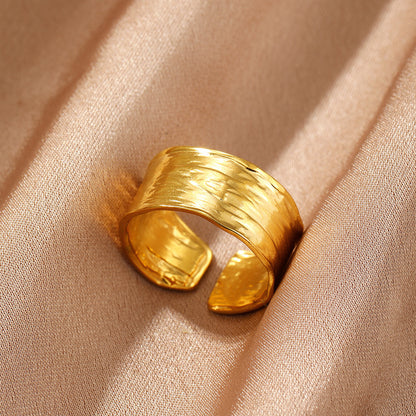 Female Personality Curved Niche Normcore Bag Geometric Ring
