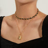 Vintage Chain Lock Pendant Necklace For Women