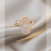 Fashion Alloy Round Diamond Ring For Women