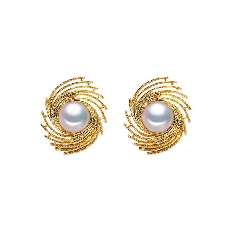 Exaggerated High-grade Pearl Elegant Vintage Earrings