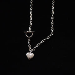 Women's Vintage Love Heart Pendant Necklace