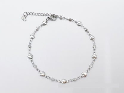 European And American Style Fashion Special-interest Stainless Steel Anklets Love Anklet Multi-style Ins